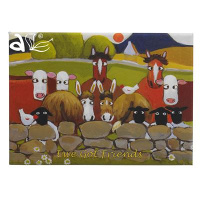 Ewe Got Friends Sheep Magnet by Thomas Joseph